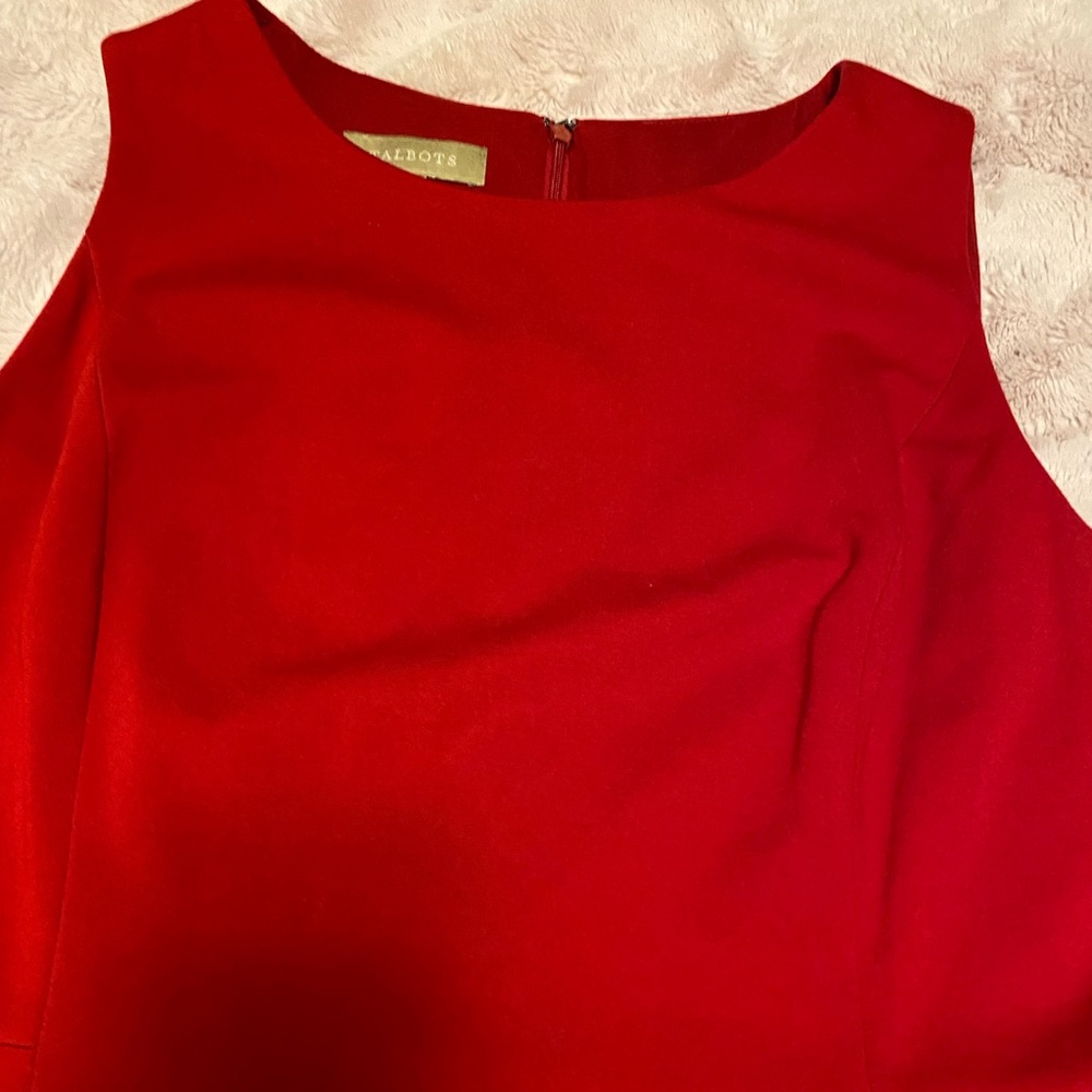 Talbots Red Dress